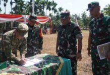 Kodim 0419/Tanjab Resmi Buka TMMD ke-124 di Desa Bram Itam Kanan