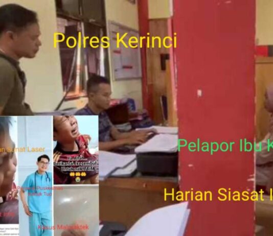 Buntut Malpraktek Sunat Laser Berujung Petaka, Ibu Korban Lapor ke Polres Kerinci