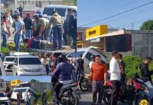 Breaking News! Karena Ngantuk Travel Hiace Ayu Nyosor Masuk Parit di Jalan Siulak Kerinci