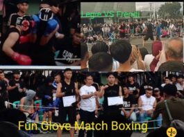 Pertarungan Tinju Amatir di Makodim 0417 Kerinci, Sorak Sorai Penonton Hiasi Ring Tinju