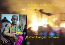 News! Satu Rumah di Tangkil Ludes Dilalap Api, Motor dan Uang Rp 25 Juta Hasil Jual Sapi Hangus Terbakar