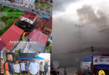 Cepat Tanggap, Bupati Monadi Turun Langsung Kelokasi Kebakaran Rumah Warga Pasar Senin, 3 Mobil Damkar Dikerahkan