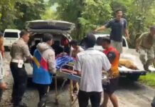 Terperosok Dijurang Setinggi 25 Meter Jalan Tapan Via Sungai Penuh, Supir dan Penumpang Pickup Carry Tewas