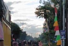 Aksi Demo Massa Warga Diareal PLTA Kerinci Lanjut Pemblokiran Jalan Nasional, Lalulintas Lumpuh!