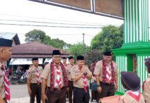 Gerakan Pramuka Kwartir Daerah Jambi Gelar Visitasi Pra Akreditasi Gudep di SD Negeri 253 Bangko