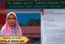 Soal Dana Bos, Hartini Kepsek SD 104 Rantau Panjang Merangin Layangkan Hak Jawab Melalui Pengacara