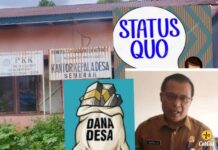 Vakum Tanpa Pencairan DD, Warga Semerah Korban Perseteruan Kades dan BPD, Dinas PMD Pangku Tangan