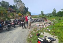 Jalan Kuburan Guguk Siulak Panjang Sarang Tumpukan Sampah Busuk Menyengat