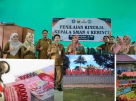 Ratusan Juta Dana Bos SMAN 4 Kerinci Sarat Korupsi, Uang Komite Raib Seret Nama Kepsek