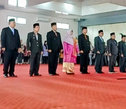 Pelantikan 8 Pejabat Eselon II Pemkab Kerinci Masih Bercokol Wajah Lama