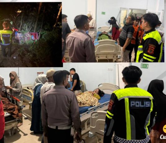 Terpental Masuk Jurang, 2 Tewas 17 Penumpang Odong-odong Alami Luka