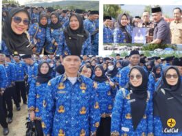 Monadi Serahkan SK PPPK Paruh Waktu Formasi 2025, Tenaga Kesehatan 289, Guru 772 dan Teknis 1672