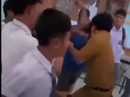 Heboh, Oknum Guru SMKN 3 Tanjabtim Jambi Dikeroyok Puluhan Siswa