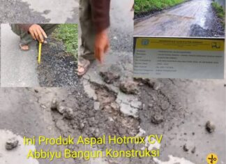 Telan 696 Juta Aspal Mukai Tinggi Bakal Diusut APH, Pencurian Volume Terindikasi Korupsi