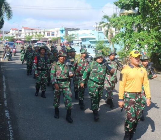 Uji Fisik Prajurit, Kodim 0416/Bute Gelar Ketahanan Mars dan Renang Militer