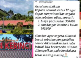 Bongkar Maraknya Modus Pungli SMAN 4, Kapolres Kerinci Diminta Turun Tangan