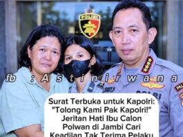 Viral.!! Kasus Dugaan Asusila Menerpa Calon Polwan Jambi Berbuntut Panjang