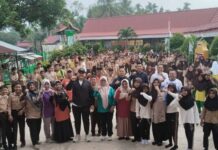 Bupati M. Syukur Disambut Meriah Ratusan Pelajar di SD Negeri 253 Bangko