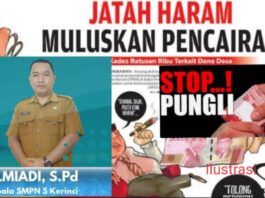 Usai Heboh Guru Sertifikasi Dipungli Ratusan Ribu, Kepsek SMPN 5 Kerinci Bertameng Surat Pernyataan