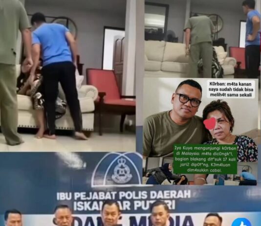 Viral!! Video Sadis Majikan TKI Aniaya ART di Johor Malaysia Ditangkap Polisi, Uya Kuya Jenguk Korban