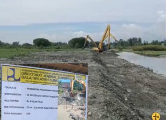 BBM Bio Solar Diduga Mengalir Dilokasi Proyek Normalisasi Sungai Batang Merao Kerinci