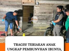 Tragis! Seorang Isteri Tewas Diujung Parang Suami di Sarolangun, Anak Korban Berteriak Minta Tolong Warga