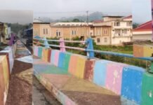 Railing Jembatan Pelangi Arah Kantor Bupati Kerinci Dirusak dan Dijarah Maling, Dinas PUPR Tutup Mata