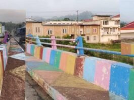 Railing Jembatan Pelangi Arah Kantor Bupati Kerinci Dirusak dan Dijarah Maling, Dinas PUPR Tutup Mata