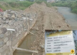 Menguap! Proyek Tanggap Darurat PUPR Kerinci Sungai Hamparan Pugu Dinilai Tak Layak